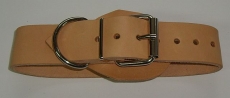 BDSM Bondageriemen 5,0 cm x 40,0 cm mit D-Ring Klemmschutz und zweidrittel-Lochung Taillengurt, Lederriemen von Lwph