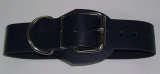 BDSM Bondageriemen 5,0 cm x 90,0 cm mit D-Ring Klemmschutz und zweidrittel-Lochung Taillengurt, Lederriemen von Lwph