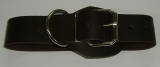 BDSM Bondageriemen 5,0 cm x 110,0 cm mit D-Ring Klemmschutz und zweidrittel-Lochung Taillengurt, Lederriemen von Lwph