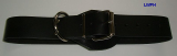 BDSM Bondageriemen 5,0 cm x 130,0 cm mit D-Ring Klemmschutz und zweidrittel-Lochung Taillengurt, Lederriemen von Lwph